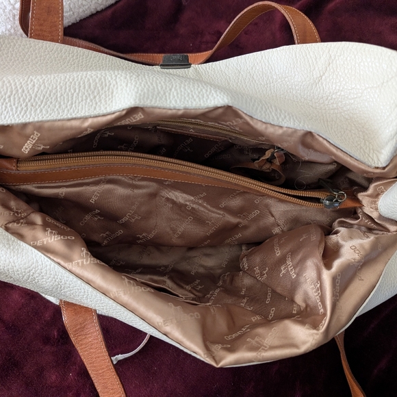 Italian Petusco Leather Hobo Handbag - Picture 12 of 12